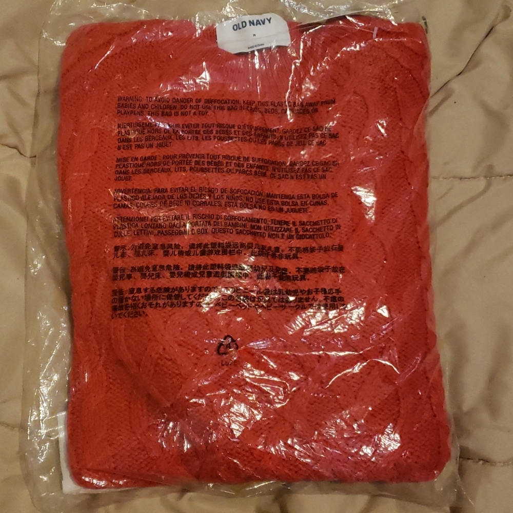 Old Navy Medium red winter sweater